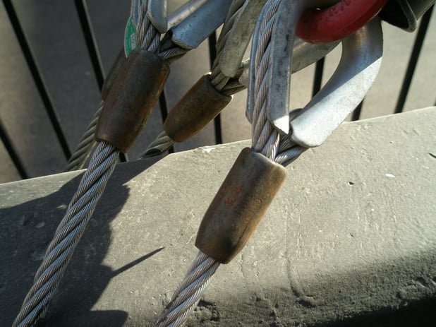 Las Vegas Freemont Area Zipline 8 wire rope